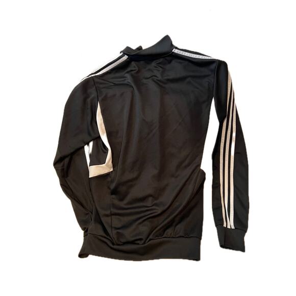 Adidas Climalite Black Full ZIp Up Track Jacket Mens M - Picture 2 of 3